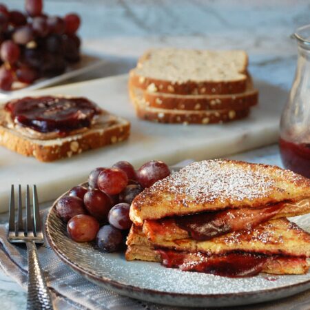 Image of Skinnygirl Concord Grape Stuffed French Toast Recipe