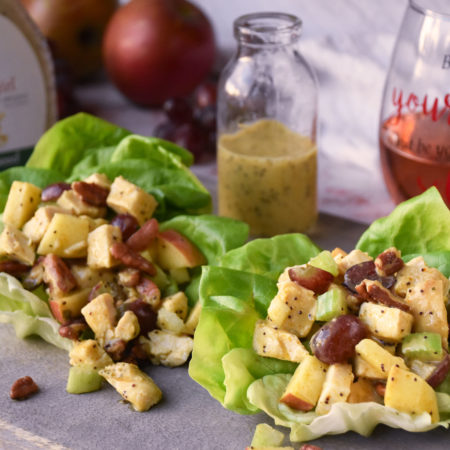 Image of Curried Chicken Salad in Lettuce Cups Recipe