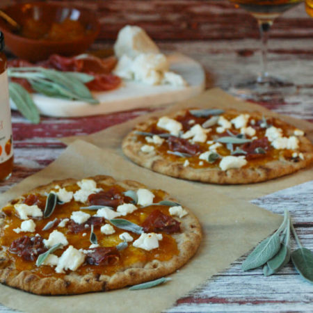 Image of Skinnygirl Apricot and Goat Cheese Naan Flatbread Recipe