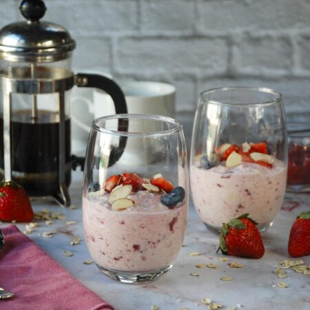 Image of Skinnygirl Strawberry Overnight Oats Recipe