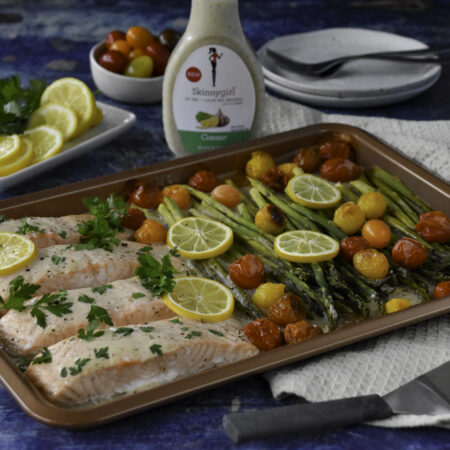 Image of Sheet Pan Salmon and Asparagus Recipe